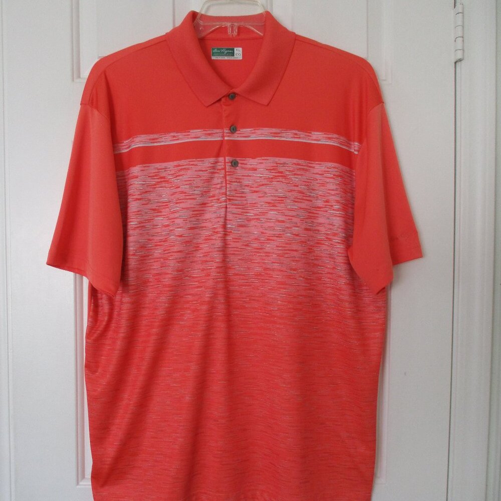 Ben Hogan Mens S/S Orange Golf Polo Shirt - Size XL